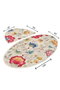 Mijölnir Arya Oval Juego de Alfombras de Baño Multicolor